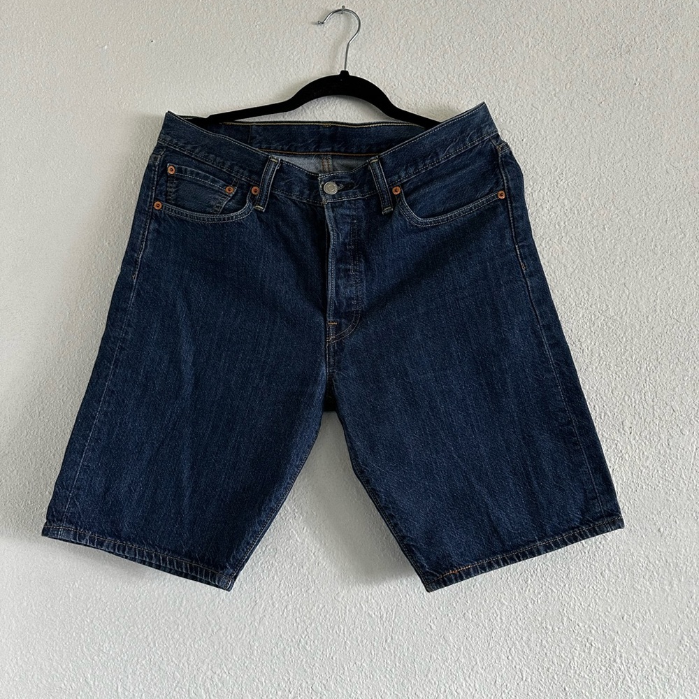 Levi's Dark Blue Jean Shorts for Men